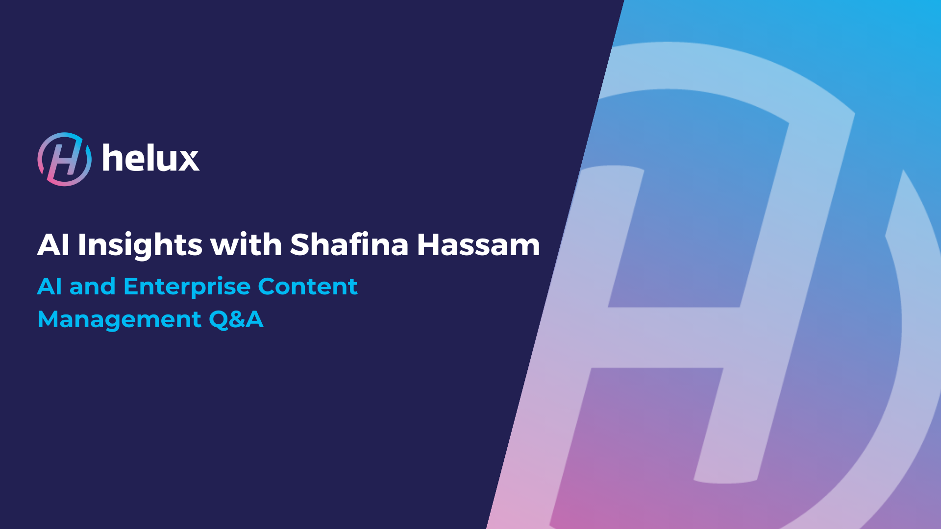 AI Insights with Shafina Hassam 