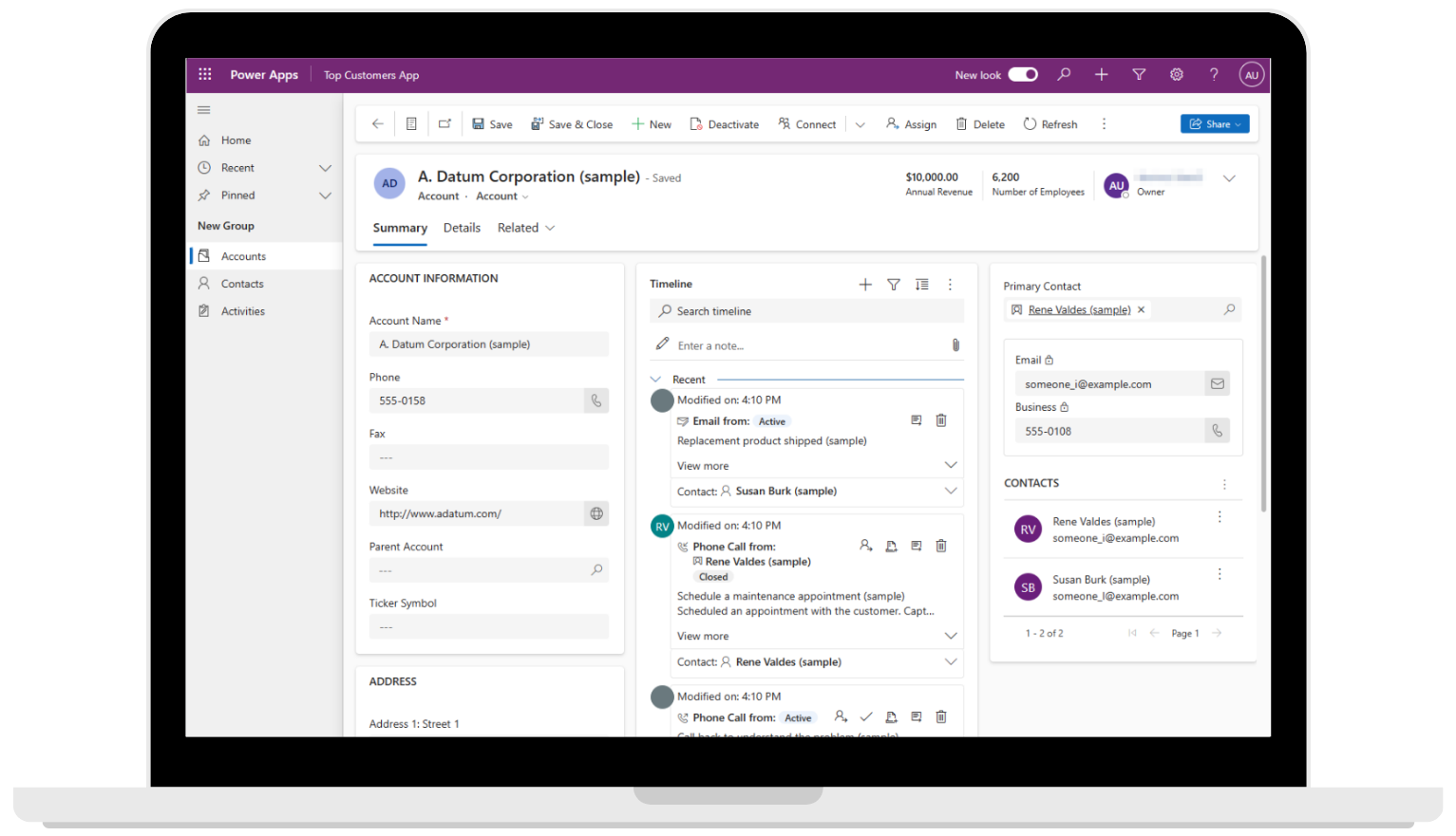 Power Apps Screen grab